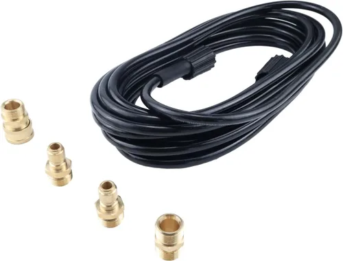 Manguera de extensión de alta presión de 25 pies 3600 PSI con adaptadores M22 8.756-105.0 87561050 compatible con Karcher K1700-K2000