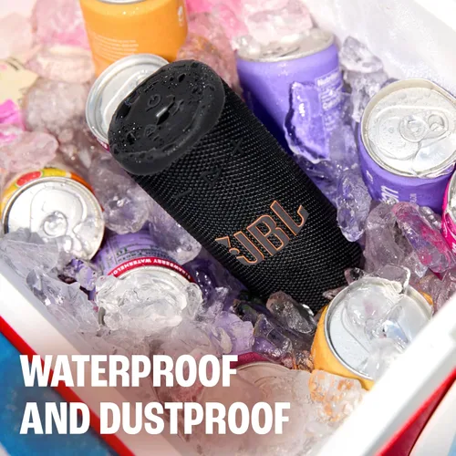 Vista 5 de JBL Grip - Altavoz Bluetooth compacto con sonido JBL Pro audaz y luz ambiental, hasta 14 horas de reproducción, resistente al agua, polvo y caídas