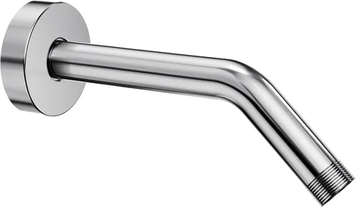 Vista 9 de YASFEL Brazo de Ducha de Oro Cepillado de 6 pulgadas Brazo de Extensión de Ducha Tubo con Brida y Cinta de Teflón para Cabezal de Ducha y Cabezal