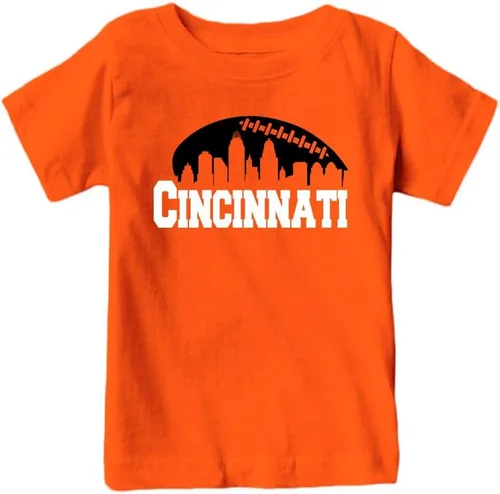 Vista 58 de Xtreme Apparrel Camiseta infantil City Skyline para fanáticos del fútbol americano