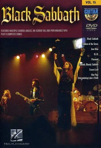 Black Sabbath - Guitar Play-Along DVD Vol15
