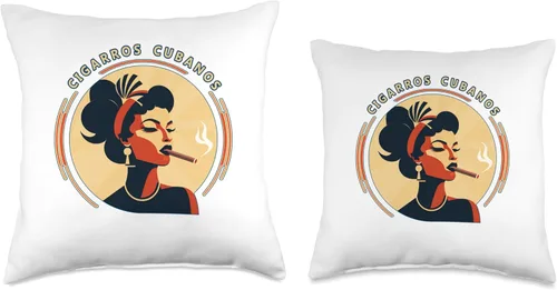 Vista 3 de Underground Cargo Cigarros Cubanos - Almohada de cigarros cubanos de 16 x 16 pulgadas, multicolor