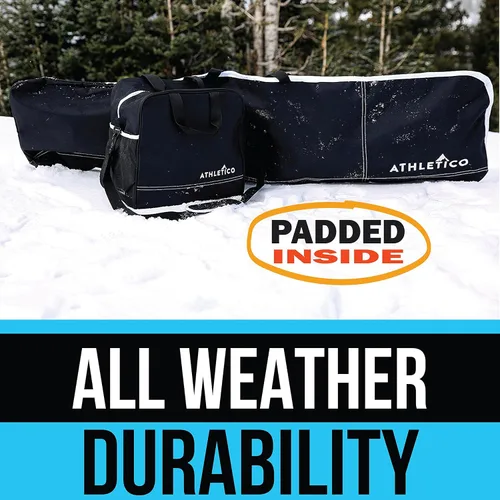 Vista 3 de Athletico Combo de dos piezas de bolsa para snowboard y botas Guarda y transporta snowboard de hasta 165 cm y botas hasta la talla 13 Incluye 1