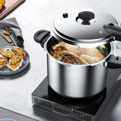 Vista 5 de Angoily Perillas de repuesto para estufa, tapa de olla universal, 2 piezas, perilla de olla a presión, interruptor giratorio negro para rotar a