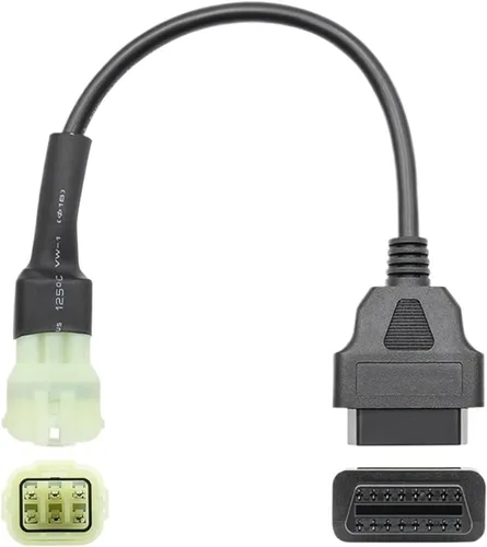 Vista 6 de for OBD2 Connector Motorcycle Motobike for for Moto for for Ducati OBD 2 Extension Cable(for Del phi 6pin)