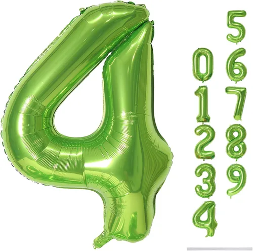 Vista 16 de Globos beige de 40 pulgadas con números grandes 3, globos de helio de dígito 3 de color blanco marfil autoinflables para terceras niñas, globos