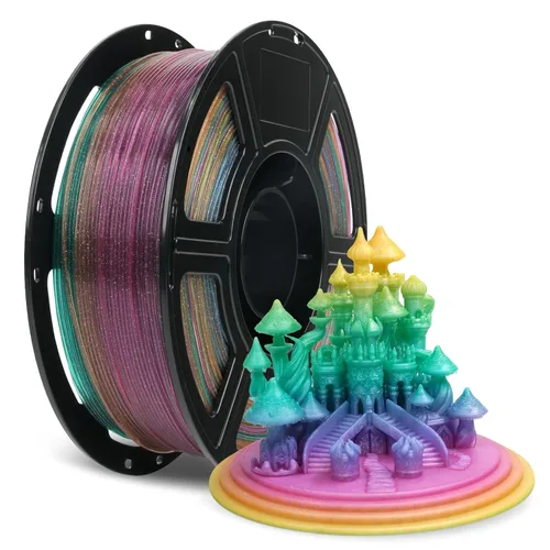 Vista 23 de FLASHFORGE High Speed Chameleon PLA Multicolor Púrpura Abisal, Impresión Rápida Máx 500 mm/s, Filamento PLA con Cambio de Color 1.75 mm, Cambia