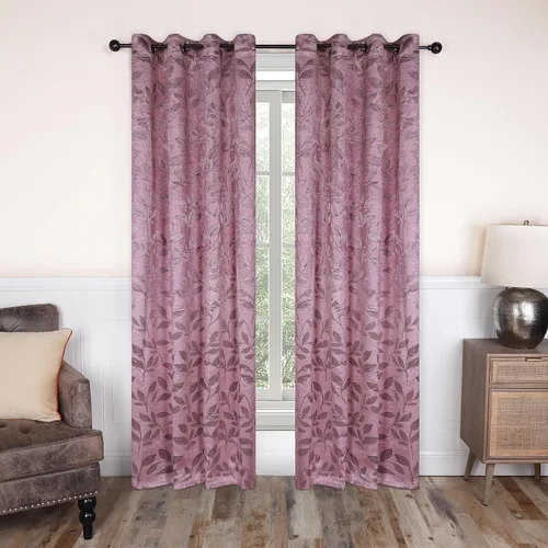 Vista 21 de Superior Cortinas opacas, oscurecimiento de la habitación para dormitorio, bloqueo solar, térmicas, cortinas bohemias modernas, colección de hojas