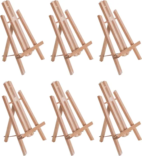 Vista 7 de US Art Supply Caballete con armazón en forma de A, para exhibir sobre la mesa, tamaño pequeño, 11 pulgadas de alto (1 cada uno)