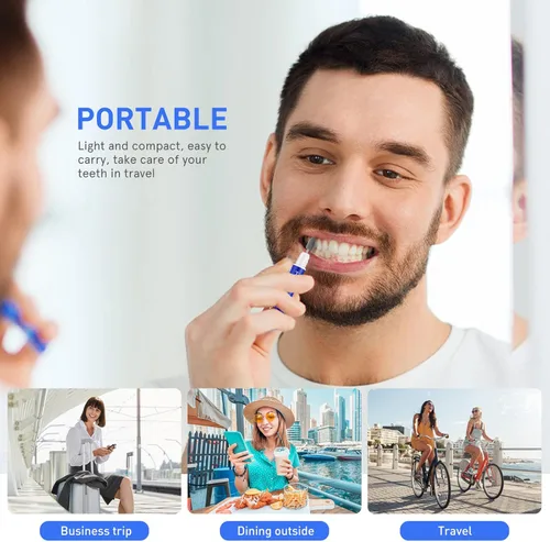 Vista 6 de 2 unids portátil oral diente diente gancho higiénico limpieza molares herramienta dientes manchas removedor placa removedor
