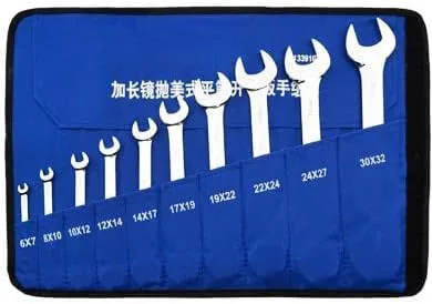 Vista 15 de Juego de llaves combinadas de trinquete métricas de cabeza flexible de 7 piezas, 0.394 in-0.748 in/pulido completo/acabado espejo