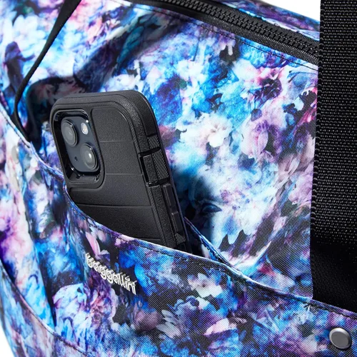 Vista 5 de Baggallini Bolso grande de mano Bolsa de nailon con cremallera, Bolsa de nailon con cremallera