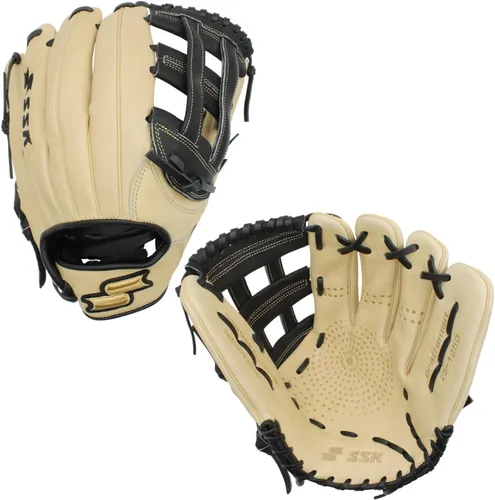 Vista 14 de SSK Z5 Craftsman Outfield Guante de béisbol – Bolsillo profundo 12.25" - 12.5" - 12.75" – Lanzamiento con mano derecha e izquierda