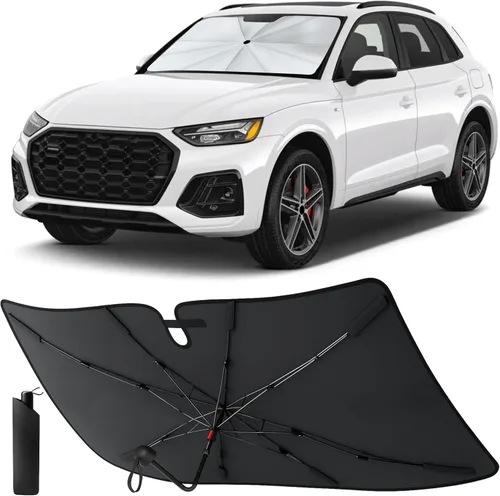 Vista 10 de EcoNour Parasol para parabrisas para Toyota RAV4 2013 2014 2015 2016 2017 2018 Parasol delantero para parabrisas delantero bloqueador de calor UV
