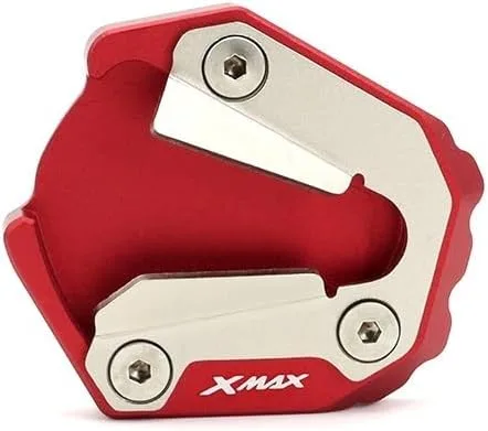 Vista 5 de Motorcycle Side Stand pad Foot Side Stand Extension Enlarger Pads Plate for Y&AMAHA XMAX300 Xmax X-MAX 300 X-MAX300 2021 2022 2023 Motorcycle 03