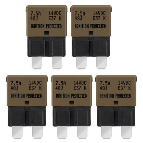 Vista 34 de GLOSO Circuit Breakers E37 Auto (T1) Reset Low Profile ATC/ATO - 1 Pack (3A)
