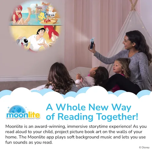 Vista 3 de Moonlite Storytime - Ryan's World - Búsqueda de palabras - Una forma mágica de leer juntos - Proyector se vende por separado - Historia digital