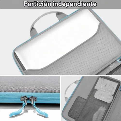 Vista 5 de Hseok - Funda para laptop de 13 a 14 pulgadas, maletín para computadora TSA L01G02
