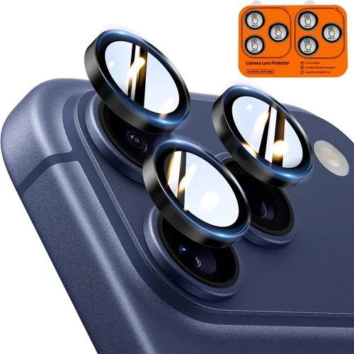 Vista 36 de TOCOL Protector de lente de cámara para iPhone 14 Pro Max / iPhone 14 Pro, protector de lente de cámara de vidrio templado HD individual resistente