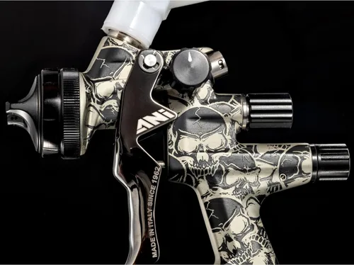 Vista 7 de Pistola pulverizadora ANi Edición limitada de cráneo 1.3mm Transparente (AH1535036A)