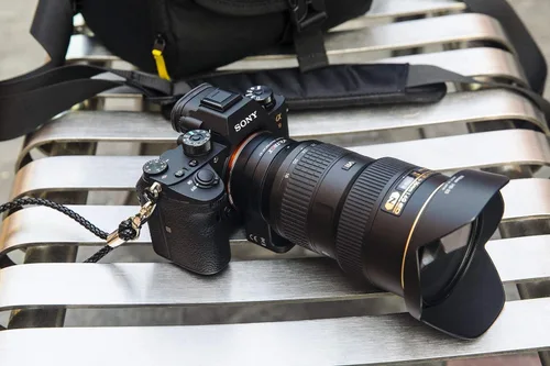 Vista 6 de VILTROX NF-E1 Auto Focus AF Adaptador de montaje de lente electrónico con control de apertura, transmisión EXIF, VR para lente Nikon F a cámara Sony