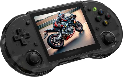 RG353P Consola de juegos portátil Linux y Android Dual OS RK3566 64BIT 64G TF Card 4420+ Juegos clásicos 3.5 pulgadas IPS Pantalla 3500mAh Batería