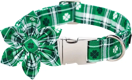 Vista 34 de Lionet Paws Collar de perro con corbatín, collar de verano para perro, collar de perro ajustable y cómodo, regalo para cachorros, perros pequeños