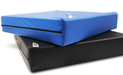 Vista 6 de PEPE Mobility - Cojines para sillas de ruedas para aliviar la presión (16.5 x 16.5 x 3 pulgadas), espuma viscoelástica, alivio del dolor de coxis
