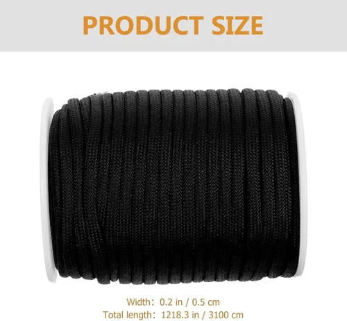 Vista 3 de Escalera 1 rollo de cuerda reemplazable de extensión de escalera Accesorios de escalera de repuesto para escalera Accesorios de escalera de cuerda