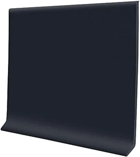 Vista 12 de Proflex - Base de pared de vinilo negro de 2-1/2 pulgadas x 20 pies, moldura de base de pared con adhesivo superfuerte para despegar y pegar, base