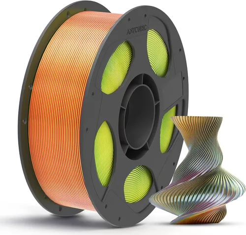 Vista 11 de ANYCUBIC - Bobina de filamentos Galaxy para impresora 3D, de PLA y purpurina brillante, de 1.75 mm y con precisión dimensional de +/- 0.03 mm, 1 kg