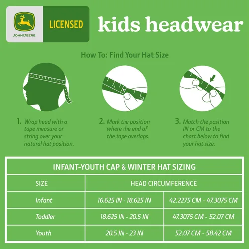 Vista 6 de John Deere Paquete de 3 gorras de béisbol surtidas para niños de 2 a 4 años