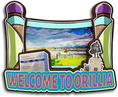 Vista 23 de Kitchener Ontario Canada - Imán para nevera de madera 3D, madera 3D, hecho a mano, recuerdos de la ciudad, imán para nevera, decoración del hogar