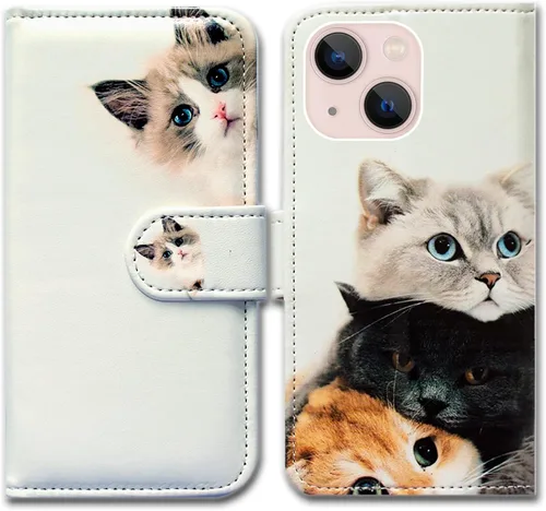 Vista 20 de Bcov Funda para iPhone 14, diseño de pájaro negro y verde con tapa para teléfono, con ranura para tarjetas, soporte para iPhone 14