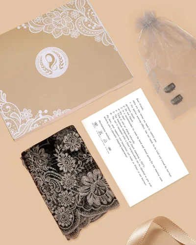 Vista 6 de Bozidol Cubierta triangular para la cabeza de la iglesia, velo de iglesia vintage bordado con cáliz cruzado para mujer