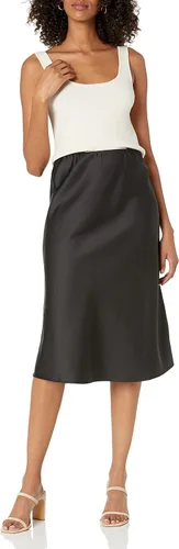 Vista 3 de The Drop - Falda Maya Silky Slip para mujer