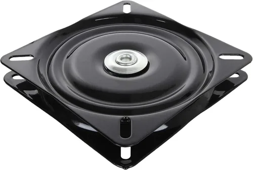 Vista 4 de Paquete de 2 taburetes de bar resistentes de 6 pulgadas de repuesto para silla reclinable, mecanismo giratorio cuadrado para muebles, base giratoria