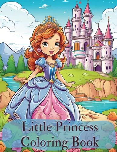 Little Princess Coloring Book Enchanting A Colouring. High Quality. For All Ages, Great Gift For Kids And Adults