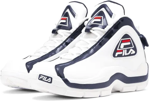 Vista 4 de Fila Grant Hill 2 - Tenis de baloncesto para hombre, color blanco, azul marino, rojo, 125 BlancoAzul MarinoRojo