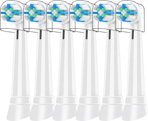 Vista 8 de Cabezales de repuesto para dientes limpios, cabezal compatible con Oral B, cabezales de repuesto compatibles con Oral B IO (negro)