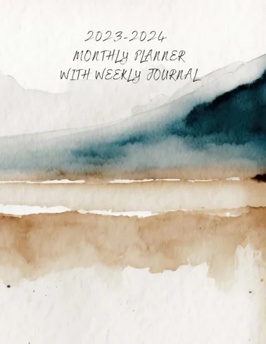 2023-2024 Monthly Planner With Journal
