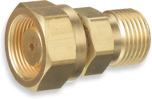 Vista 5 de SÜA - Adaptador de Acetileno - CGA-200 (Tamaño Cilindro MC) a CGA-300 (Regulador Comercial)