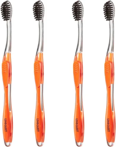 Vista 10 de LINHART Cepillo de dientes extra suave – Cepillo de dientes blanqueador de dientes con cerdas de longitud múltiple..