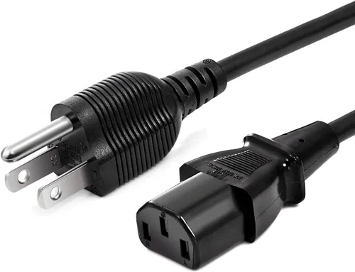 Vista 7 de Chanzon Cable de alimentación de CA con certificación UL universal para computadora personal, monitor de PC, plasma bravia uhd Smart TV, reemplazo