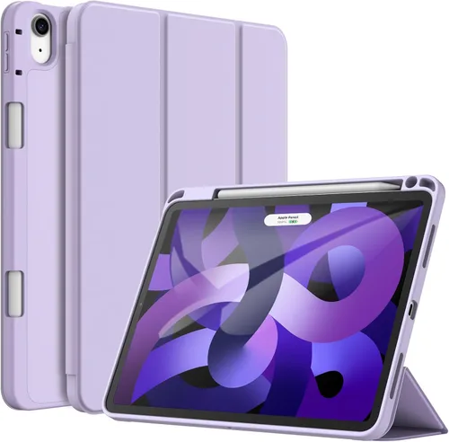Vista 15 de JETech Funda para iPad Air de 11 pulgadas M3/M2 (2025/2024), iPad Air 5/4 (2022/2020 5ª/4ª generación de 10.9 pulgadas) con soporte para lápices