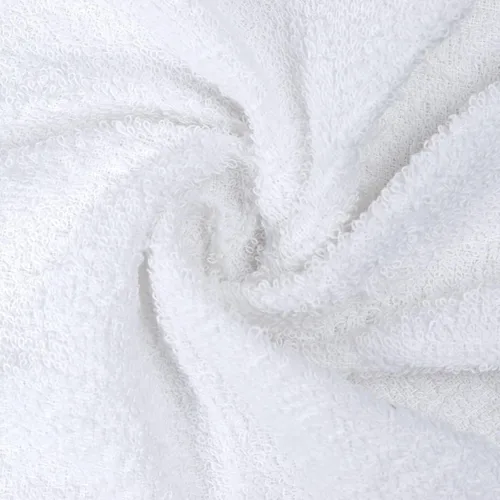 Vista 8 de Paños de Baño de Rizo – 12x12 Pulgadas – Paquete de 10 – Gris y Blanco – Altamente Absorbentes, Suaves al Tacto y Multiusos de Algodón para Uso