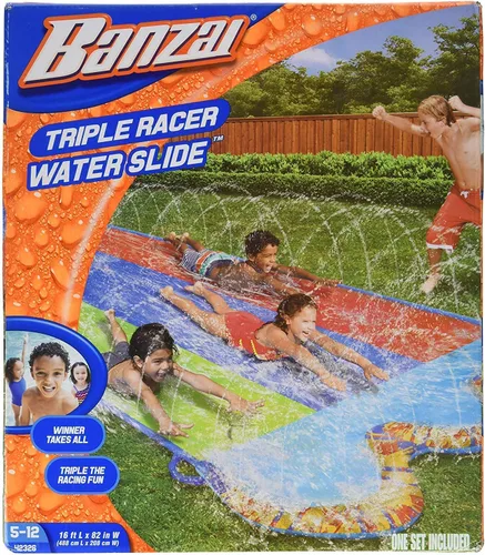 Vista 2 de Banzai 42329 Triple Racer tobogán de agua