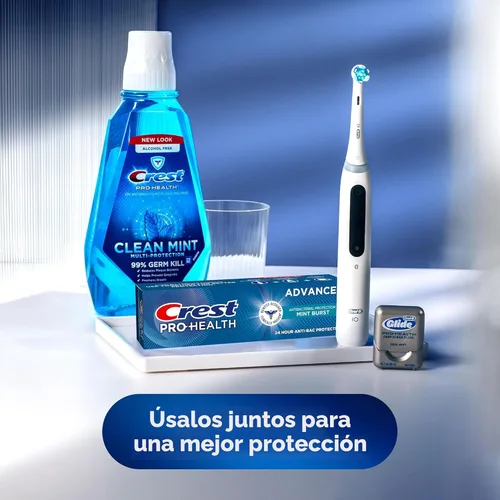 Vista 5 de Crest Pro-Health Pasta dental con protección antibacteriana avanzada - Paquete de 4, tubos de 5 onzas