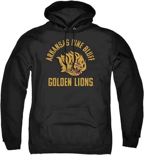 Vista 116 de LOGOVISION Colección oficial de sudaderas con capucha para adultos con logotipo desgastado grande universitario