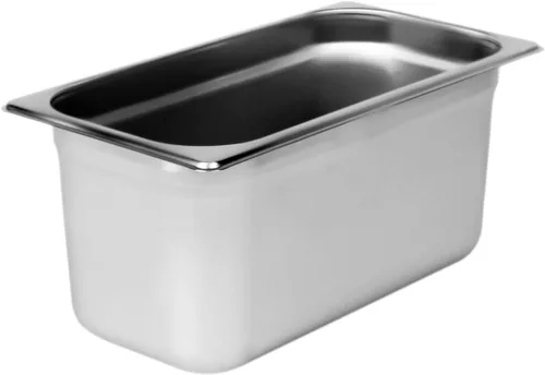 Vista 11 de Tiger Chef Bandeja de mesa de vapor antiatascos de acero inoxidable de calibre 22 de 6 pulgadas 1/2 con tapa